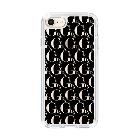 Slim Protection Case［ GYDA - Monogram - Black ］