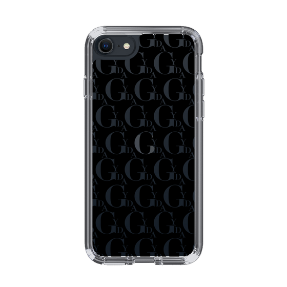 Slim Protection Case［ GYDA - Monogram - Black ］