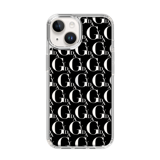 Slim Protection Case［ GYDA - Monogram - Black ］