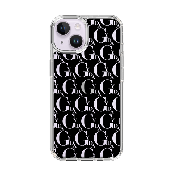 Slim Protection Case［ GYDA - Monogram - Black ］