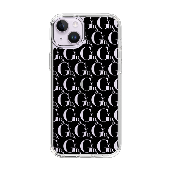 Slim Protection Case［ GYDA - Monogram - Black ］