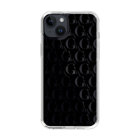 Slim Protection Case［ GYDA - Monogram - Black ］
