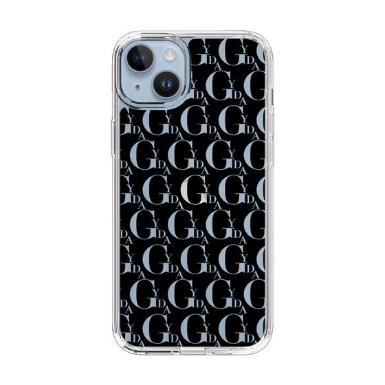 Slim Protection Case［ GYDA - Monogram - Black ］