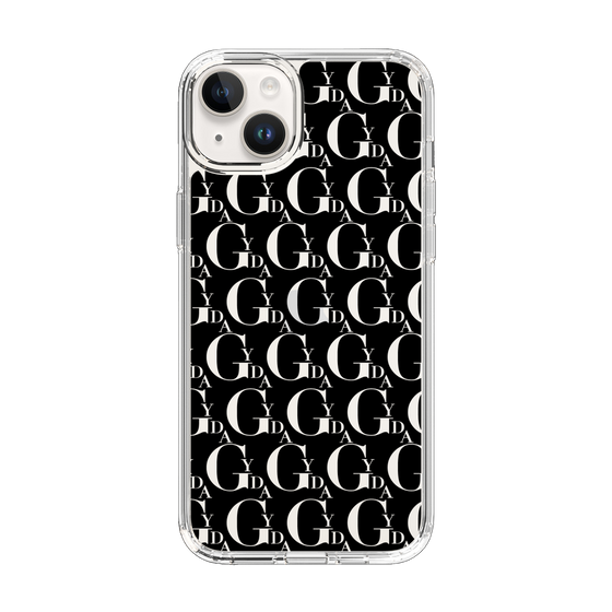 Slim Protection Case［ GYDA - Monogram - Black ］