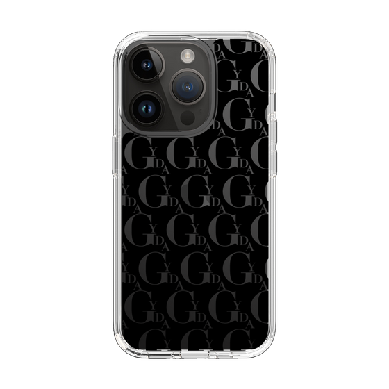 Slim Protection Case［ GYDA - Monogram - Black ］