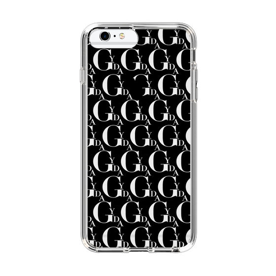 Slim Protection Case［ GYDA - Monogram - Black ］