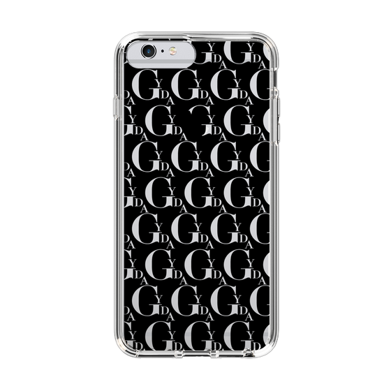 Slim Protection Case［ GYDA - Monogram - Black ］