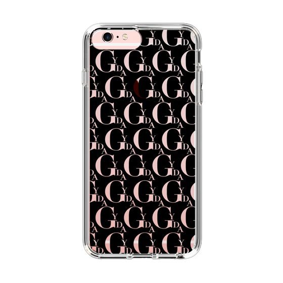 Slim Protection Case［ GYDA - Monogram - Black ］