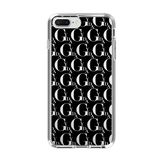 Slim Protection Case［ GYDA - Monogram - Black ］