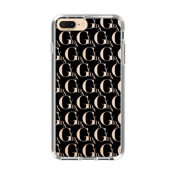 Slim Protection Case［ GYDA - Monogram - Black ］