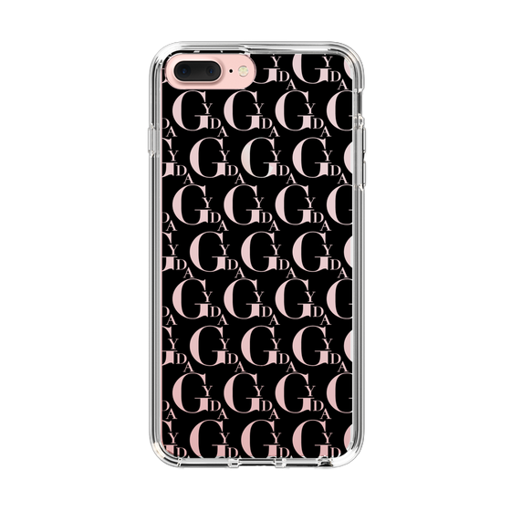 Slim Protection Case［ GYDA - Monogram - Black ］