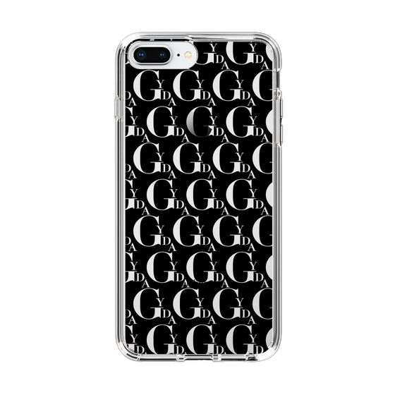 Slim Protection Case［ GYDA - Monogram - Black ］