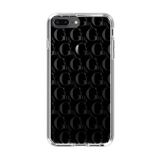 Slim Protection Case［ GYDA - Monogram - Black ］