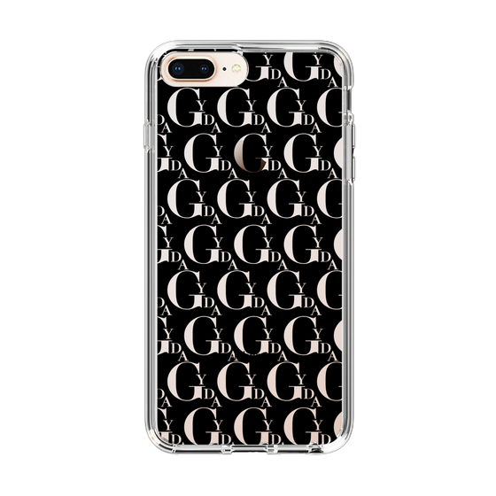 Slim Protection Case［ GYDA - Monogram - Black ］