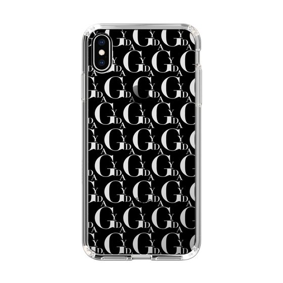 Slim Protection Case［ GYDA - Monogram - Black ］