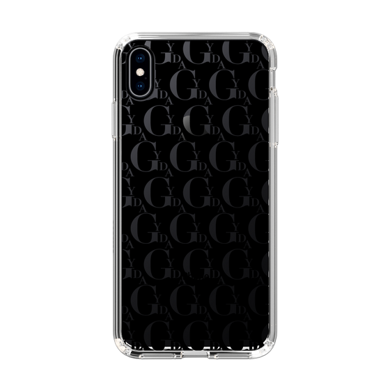 Slim Protection Case［ GYDA - Monogram - Black ］