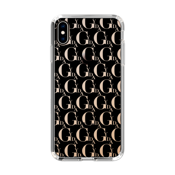 Slim Protection Case［ GYDA - Monogram - Black ］