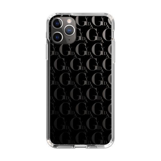 Slim Protection Case［ GYDA - Monogram - Black ］