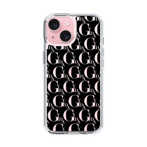 Slim Protection Case［ GYDA - Monogram - Black ］