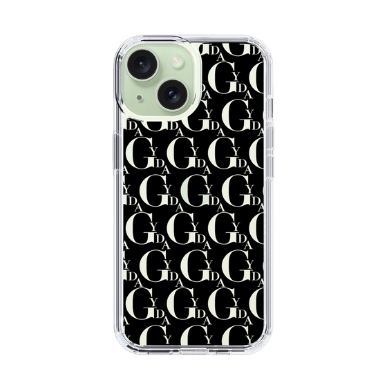 Slim Protection Case［ GYDA - Monogram - Black ］