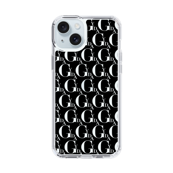 Slim Protection Case［ GYDA - Monogram - Black ］