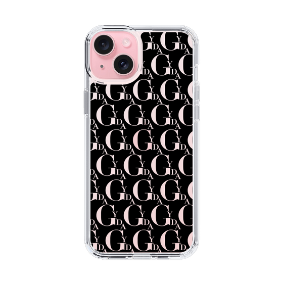 Slim Protection Case［ GYDA - Monogram - Black ］