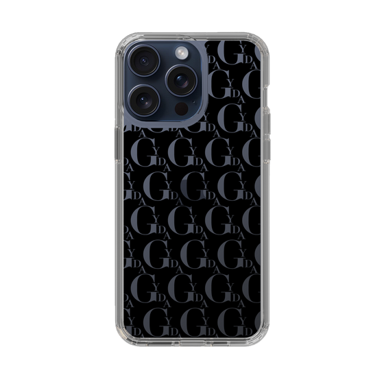 Slim Protection Case［ GYDA - Monogram - Black ］