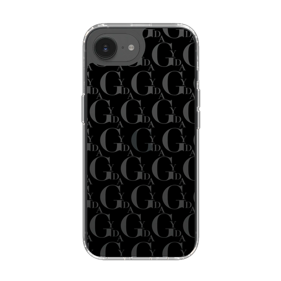 Slim Protection Case［ GYDA - Monogram - Black ］
