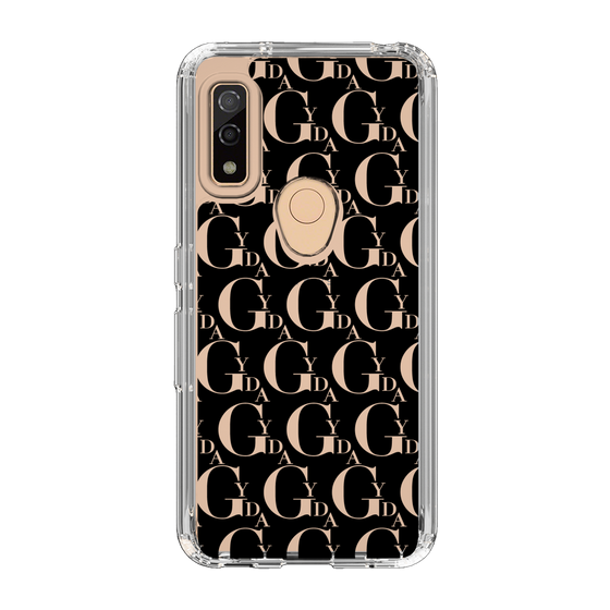 Slim Protection Case［ GYDA - Monogram - Black ］