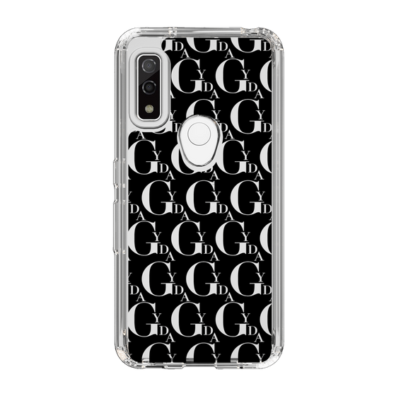 Slim Protection Case［ GYDA - Monogram - Black ］