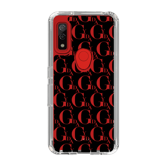 Slim Protection Case［ GYDA - Monogram - Black ］