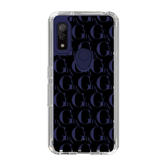 Slim Protection Case［ GYDA - Monogram - Black ］