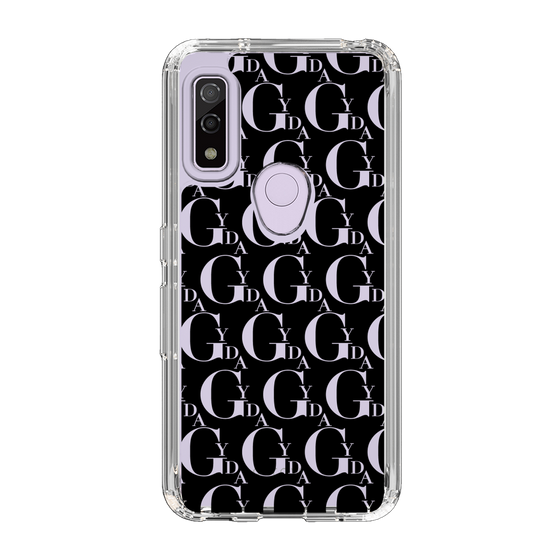 Slim Protection Case［ GYDA - Monogram - Black ］