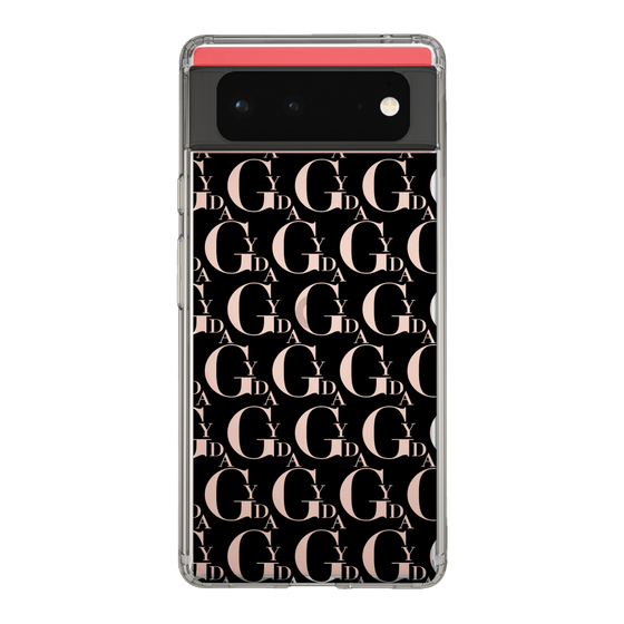 Slim Protection Case［ GYDA - Monogram - Black ］