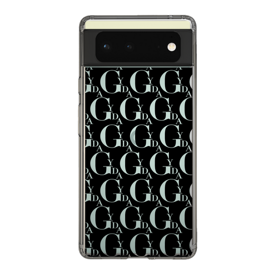 Slim Protection Case［ GYDA - Monogram - Black ］