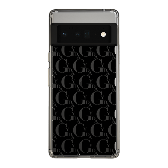 Slim Protection Case［ GYDA - Monogram - Black ］