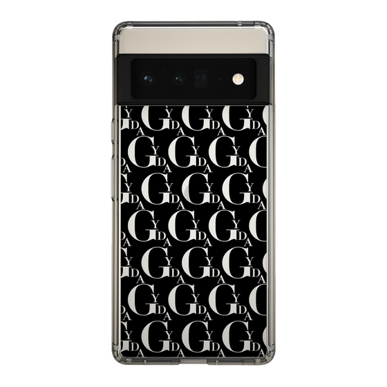 Slim Protection Case［ GYDA - Monogram - Black ］