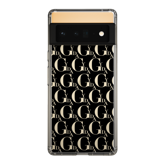 Slim Protection Case［ GYDA - Monogram - Black ］