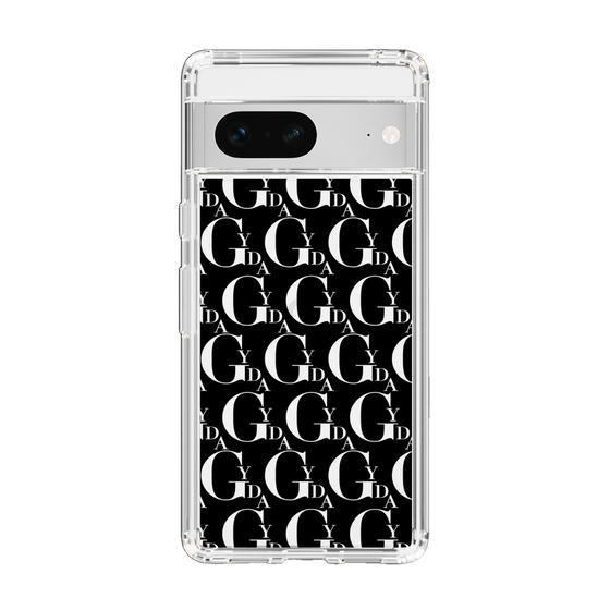 Slim Protection Case［ GYDA - Monogram - Black ］