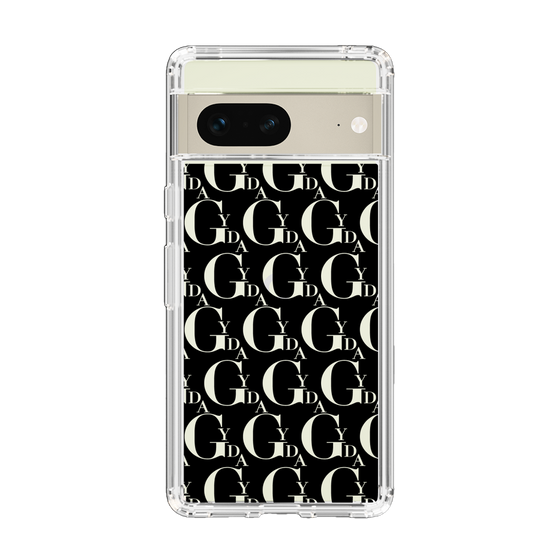 Slim Protection Case［ GYDA - Monogram - Black ］