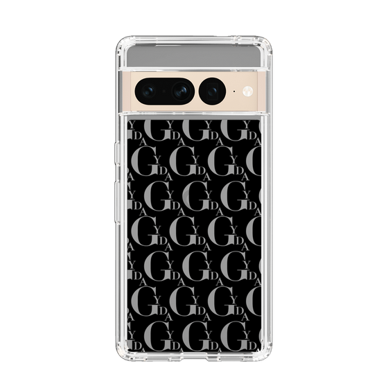 Slim Protection Case［ GYDA - Monogram - Black ］