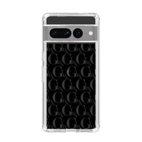 Slim Protection Case［ GYDA - Monogram - Black ］