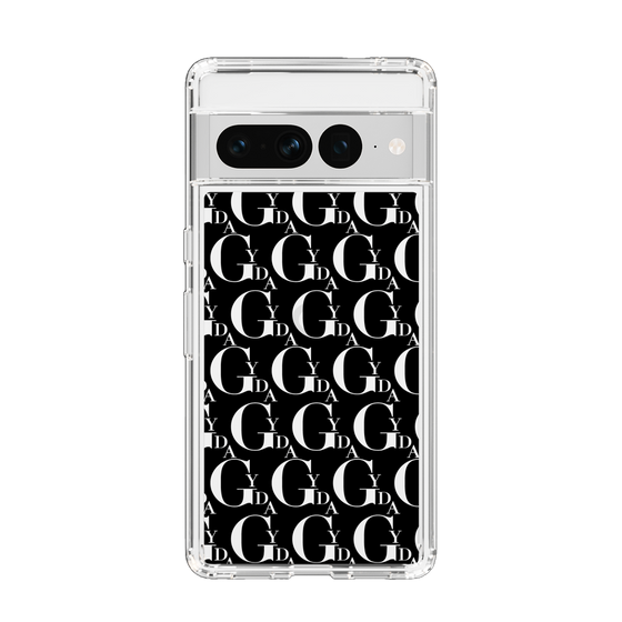 Slim Protection Case［ GYDA - Monogram - Black ］