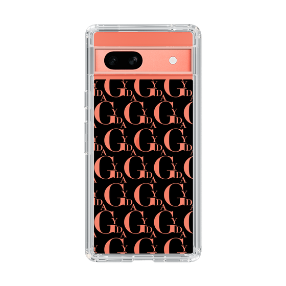 Slim Protection Case［ GYDA - Monogram - Black ］