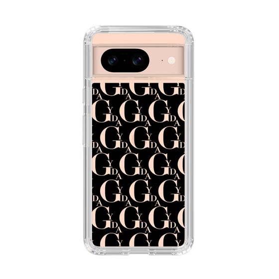 Slim Protection Case［ GYDA - Monogram - Black ］