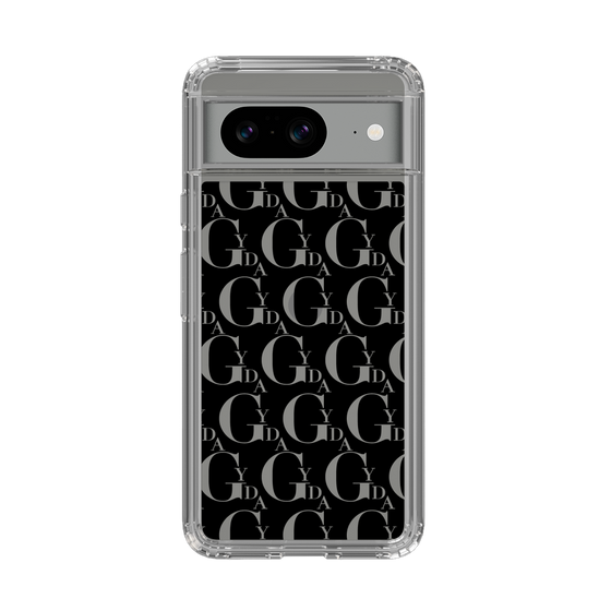 Slim Protection Case［ GYDA - Monogram - Black ］