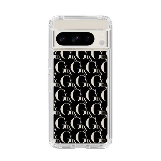 Slim Protection Case［ GYDA - Monogram - Black ］