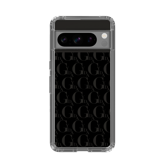 Slim Protection Case［ GYDA - Monogram - Black ］