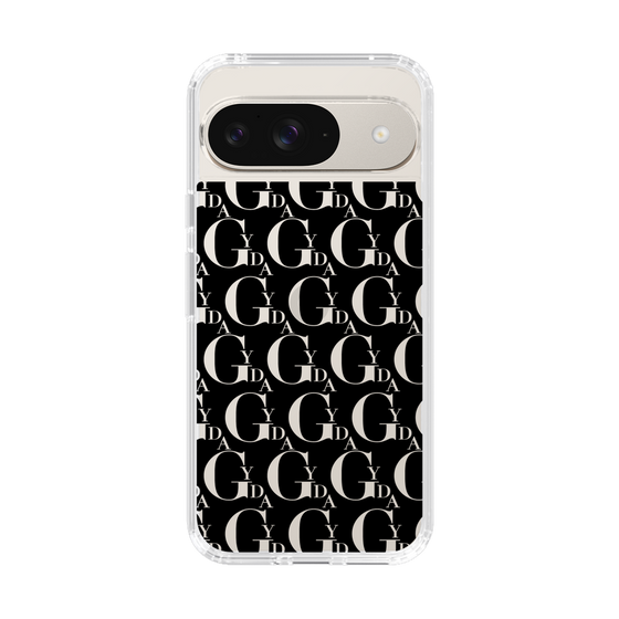 Slim Protection Case［ GYDA - Monogram - Black ］
