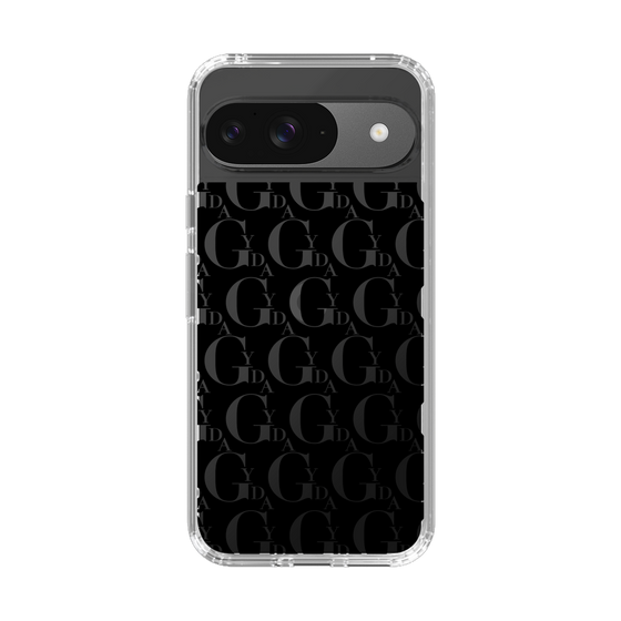 Slim Protection Case［ GYDA - Monogram - Black ］